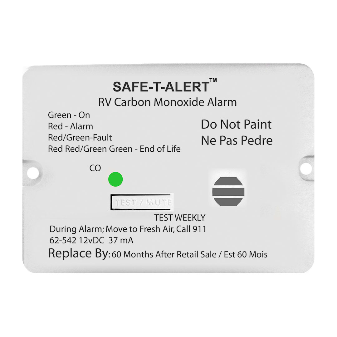 62 Series Flush Mount Carbon Monoxide Detector